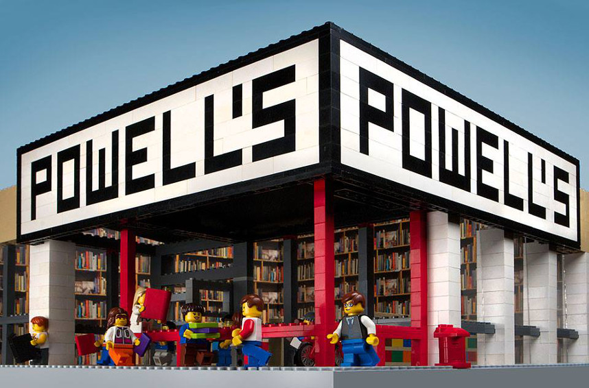 Le librerie fatte di LEGO